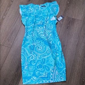 NWT! Tommy Hilfiger dress with flutter sleeve